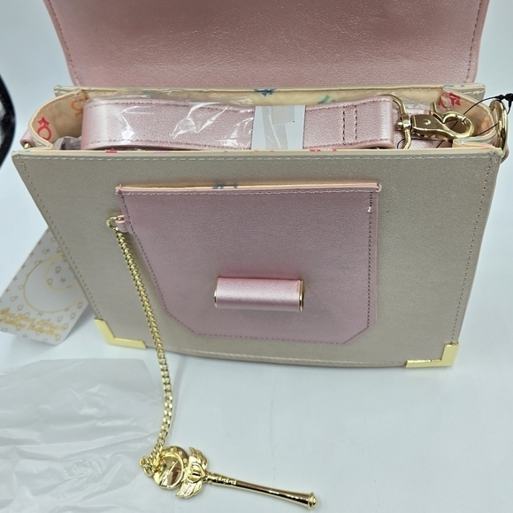 Loungefly Sailor Moon Scepter Latch Pink Handbag Crossbody - Picture 7 of 11